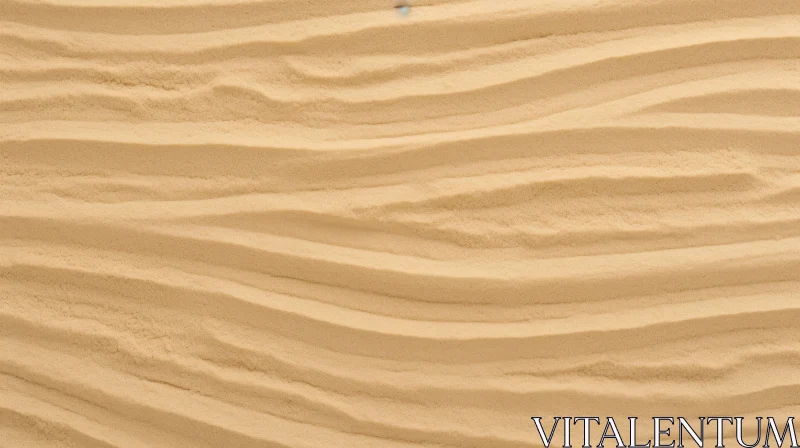Detailed Sand Surface Close-Up AI Image