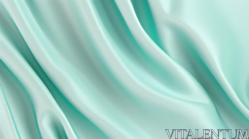 Elegant Light Blue Silk Fabric Texture AI Image