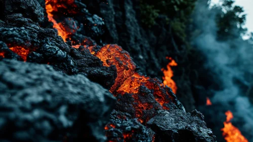 Erupting Volcano: Stunning Display of Nature's Power