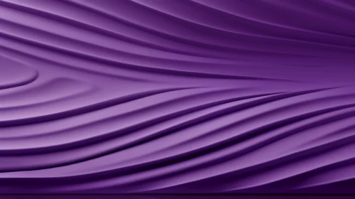 Purple Wavy 3D Rendering Surface