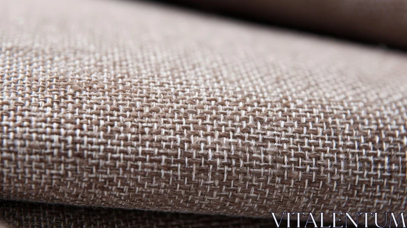AI ART Brown Fabric Texture Close-up