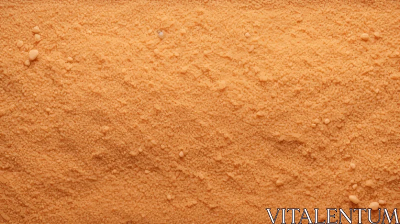 Fine Light Orange Sand Close-up AI Image