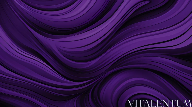 AI ART Purple Waves Abstract Background
