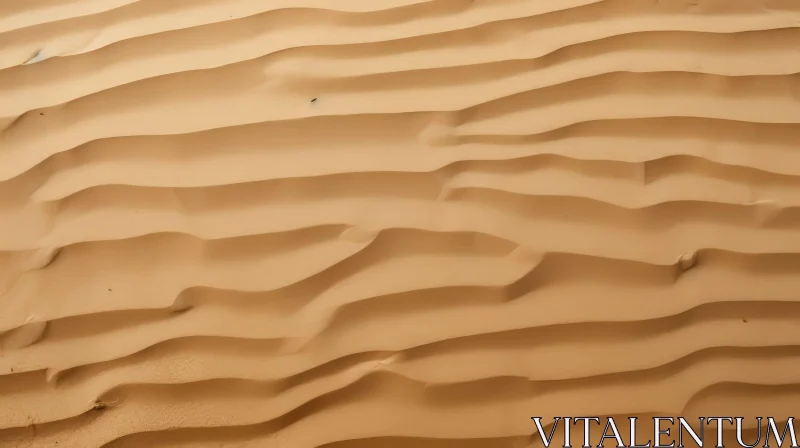 Fine Light Brown Sand Dune Texture AI Image