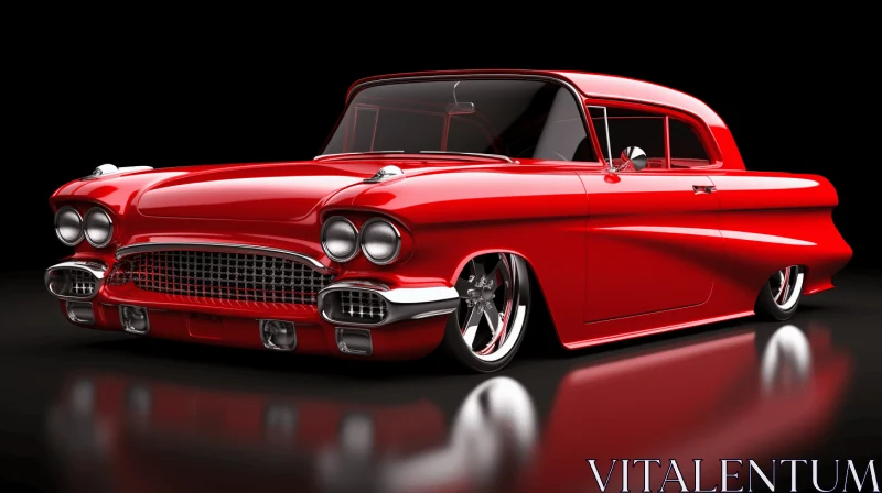 Old Hot Rods Car Wallpaper - Realistic and Hyper-Detailed Renderings AI Image