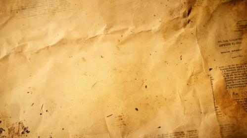 Vintage Crumpled Paper Texture - Aged Paper with Stains and Watermarks