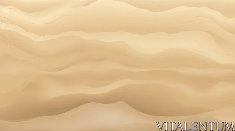 Rippled Light Brown Sand Texture - Seamless Tiling AI Image