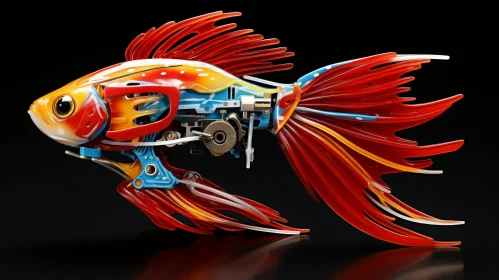 Robotic Fish 3D Rendering