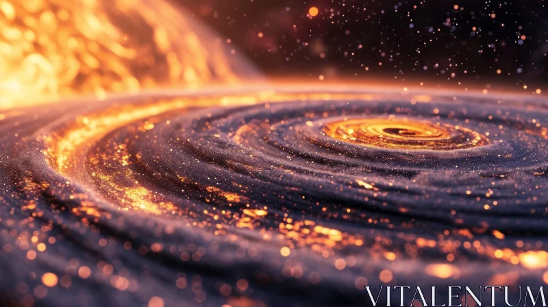 AI ART Spiral Galaxy - Awe-inspiring Image of the Universe