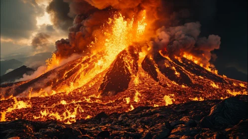 Volcanic Eruption: Destructive Forces of Nature