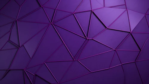 Chaotic Purple 3D Rendering Background