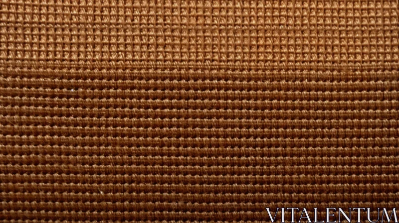 Brown Ribbed Synthetic Fabric for Clothing and Accessories AI Image