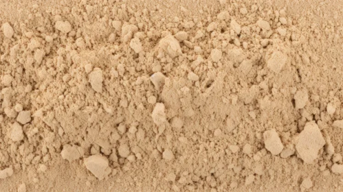 Close-up Dry Ginger Powder Texture