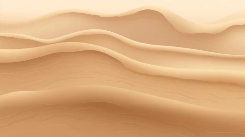 Golden Sand Dunes Desert Landscape