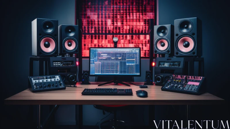 AI ART Professional Music Production Studio Setup