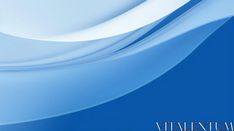 Blue Abstract Gradient Background AI Image