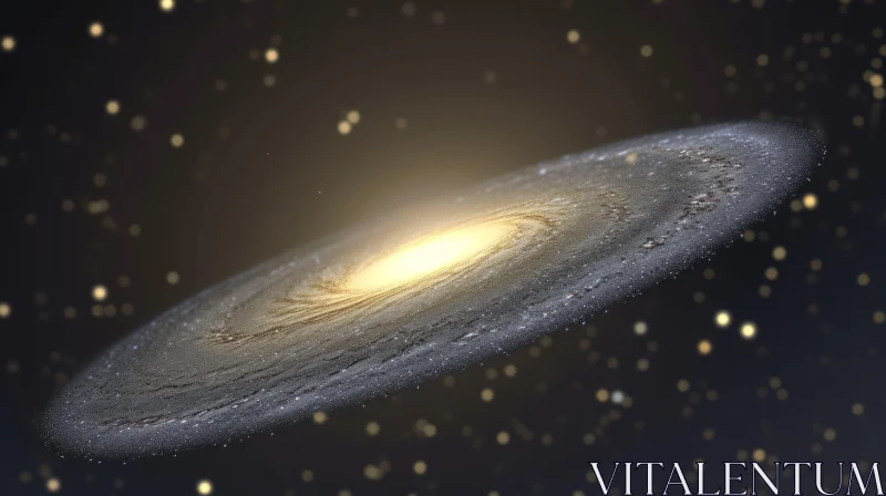 AI ART Spiral Galaxy - Stunning Universe Artwork