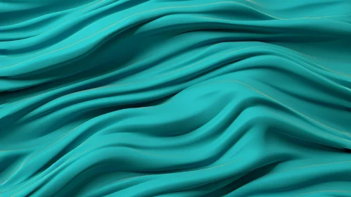 Elegant Teal Silk Fabric Rendering