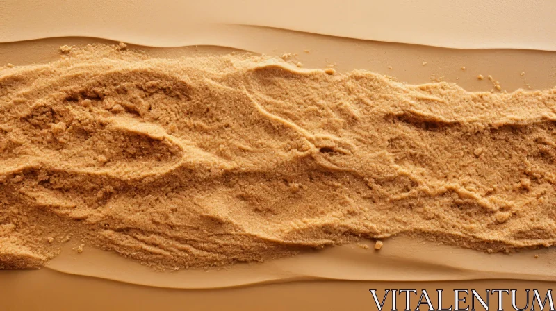 Close-up Light Brown Sand Texture AI Image