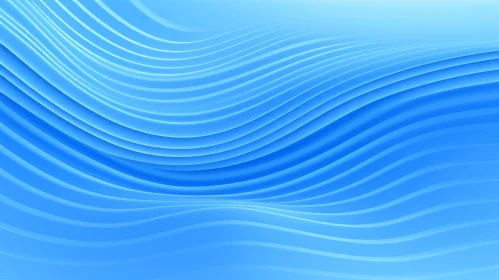 Tranquil Blue Wavy Background