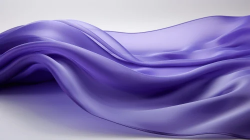 Graceful Purple Silk Fabric Close-Up