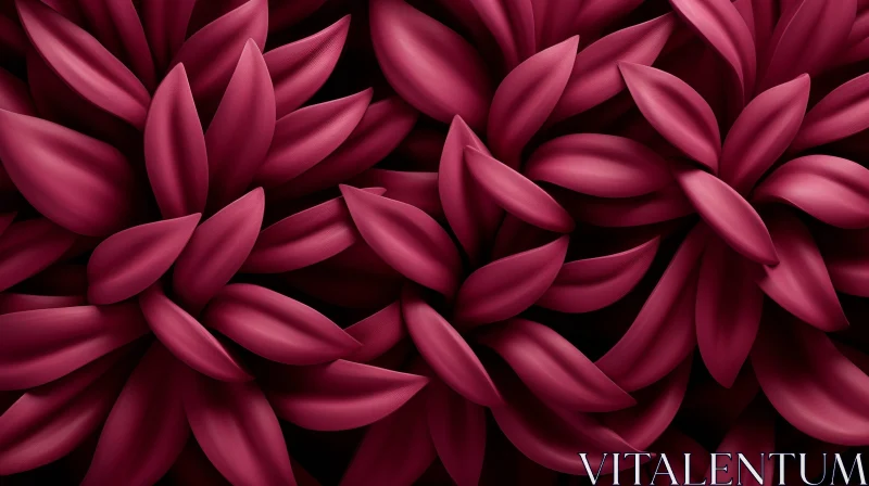 AI ART Pink Flower Close-Up in 3D Render