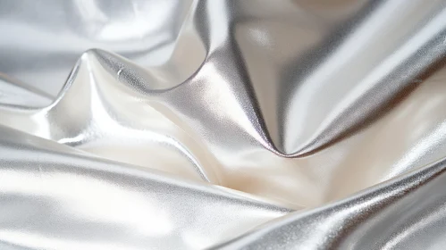 Elegant White Silk Fabric Texture