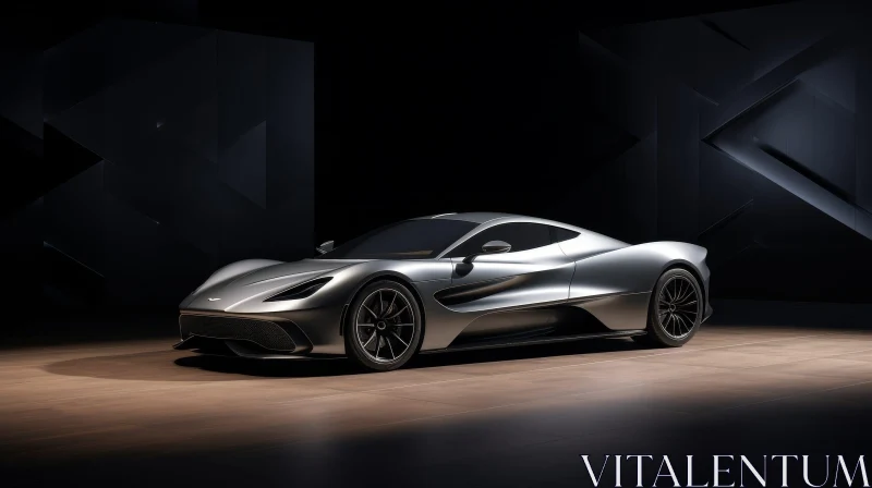 Aston Martin Valkyrie Hypercar - 3D Rendering AI Image