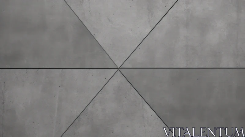 AI ART Geometric Concrete Wall Close-Up