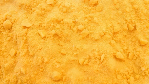 Bright Yellow Grated Cheese Texture