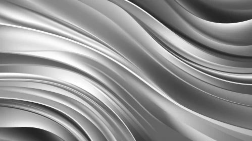 Gray Metal Waves Background