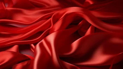Red Silk Fabric Texture
