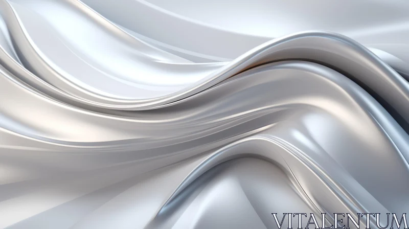 White Silk Cloth 3D Render - Textures for Design Projects AI Image