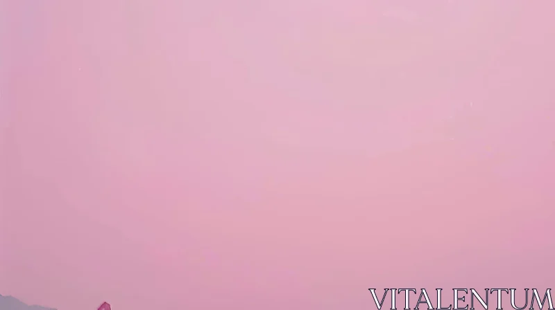 AI ART Pink Gradient Background - Smooth Transition