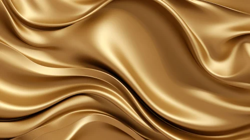 Luxurious Gold Fabric Close-Up