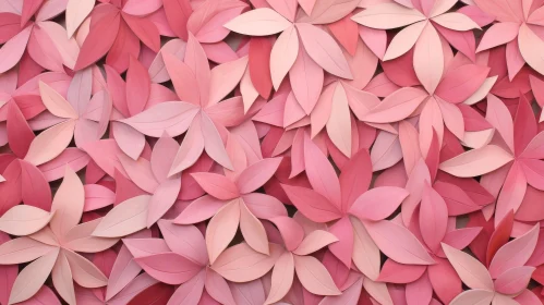 Pink Floral Petal Pattern Background