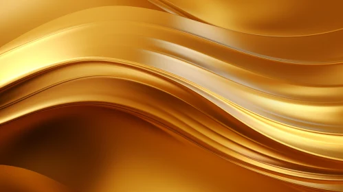 Luxurious Gold Wavy Surface Background