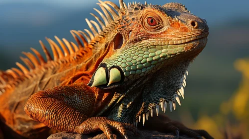 Close-up Iguana Image - Wildlife Photography