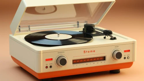 Vintage Record Player - Music Retro Vibes