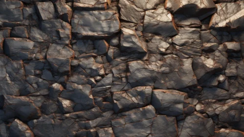 Dark Gray Rock Texture - High-Quality Detail