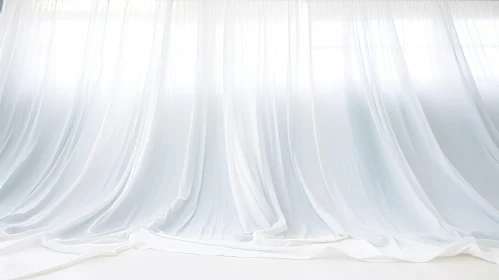 White Curtain Fabric Texture