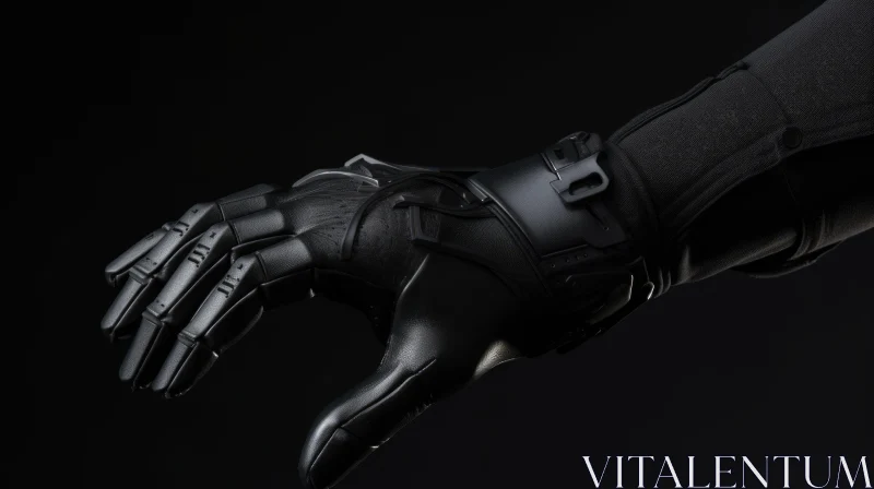 AI ART Intriguing 3D Armored Glove Rendering