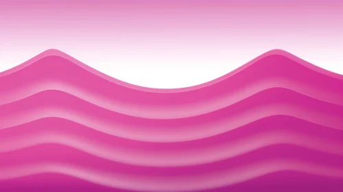 Pink Gradient Background with Glossy Waves