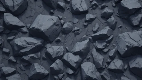 Dark Gray Rock Texture - Seamless Texture for 3D Rendering