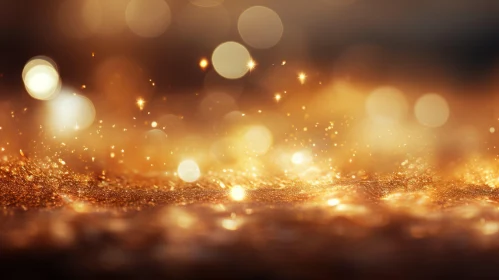 Golden Glitter Background | Luxury and Elegance