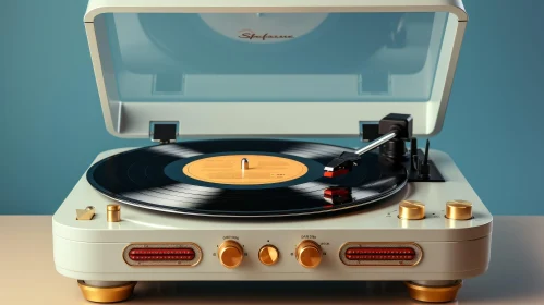 Vintage Record Player | Music Turntable