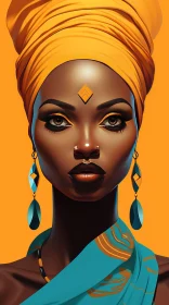 Beautiful African Woman Portrait