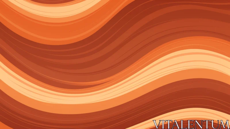 AI ART Fluid Warm Colors Abstract Background