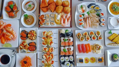 Delicious Japanese Food Presentation