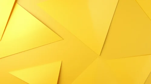 Yellow Geometric Triangles Abstract Background